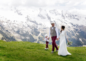 photo mariage montagne