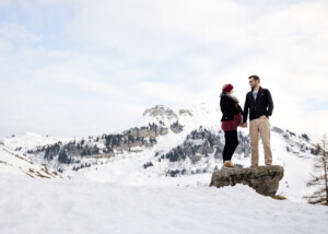 Photo grossesse montagne